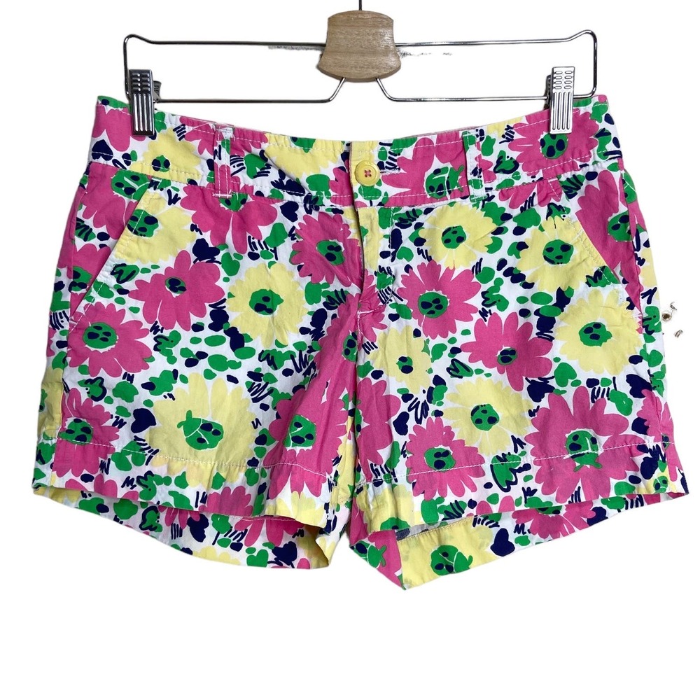 Lilly Pulitzer Shorts Callahan Short 5 in Doodlebug Daisy Floral Print Womens 6